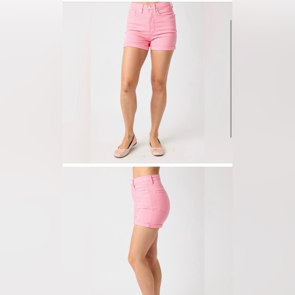 Judy Blue Pink Shorts - Picture 2 of 2